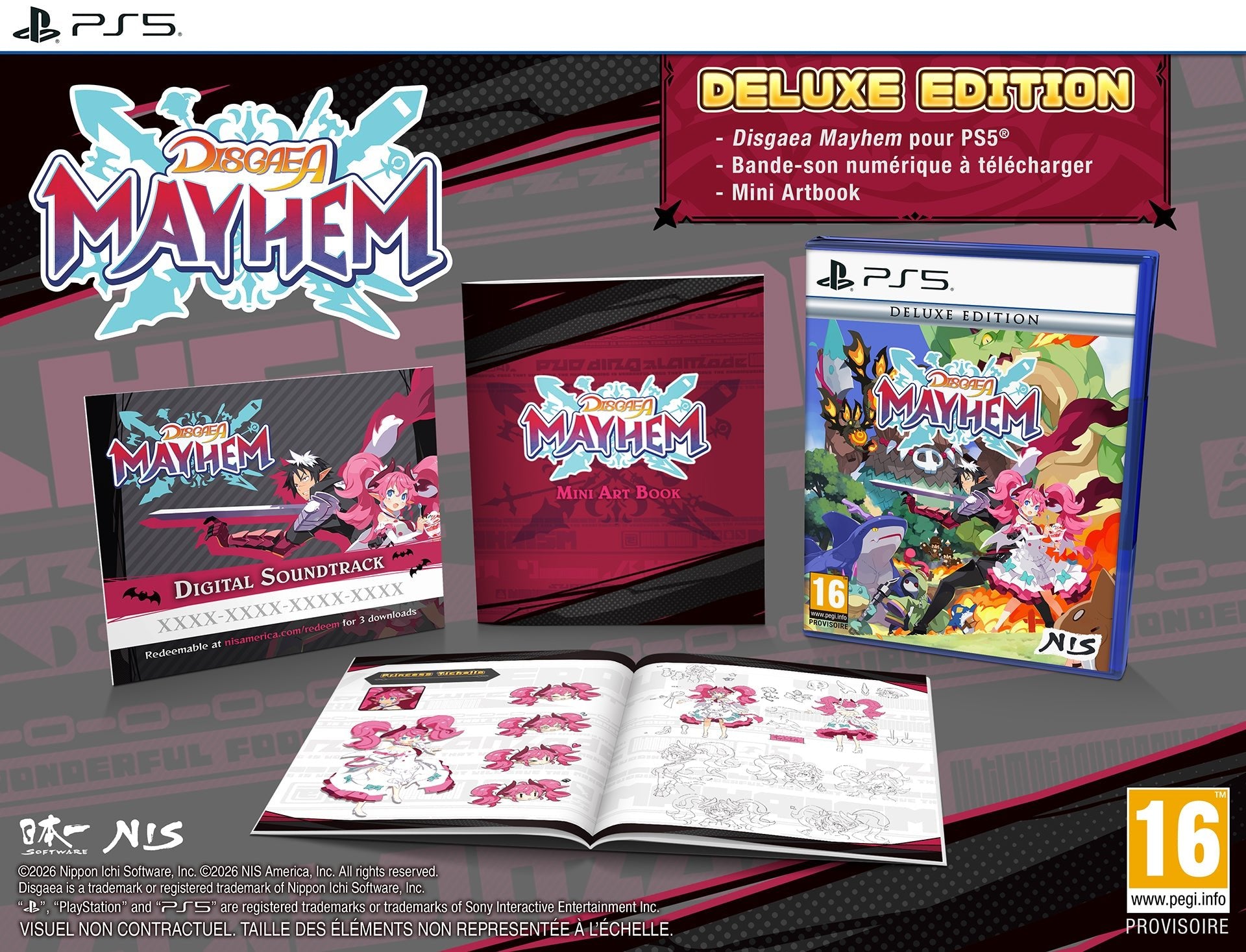 Disgaea Mayem Deluxe Edition PS5 - Jeux Vidéo Physique - NIS America - Shop Just for Games