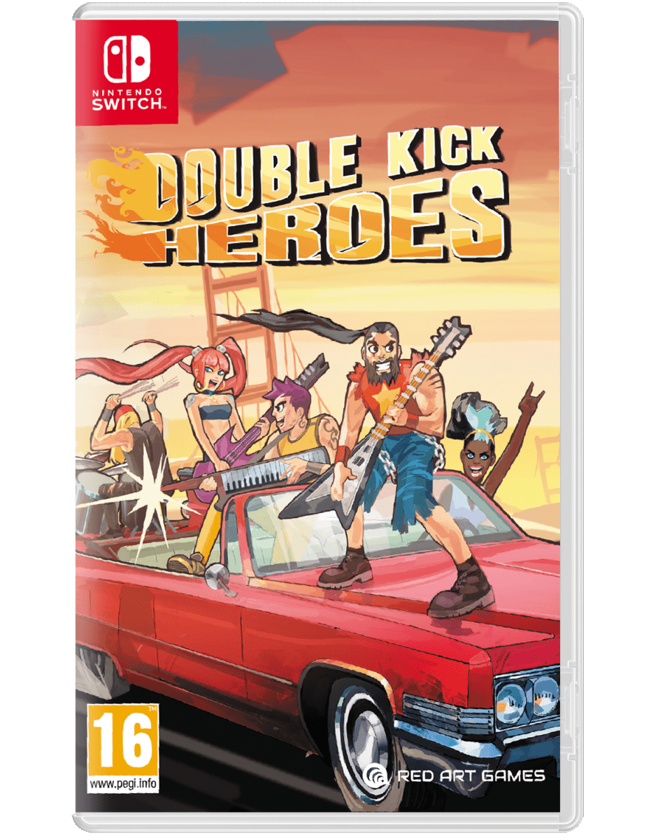 Double Kick Heroes Nintendo SWITCH - Jeux Vidéo Physique - Red Art Games - Shop Just for Games