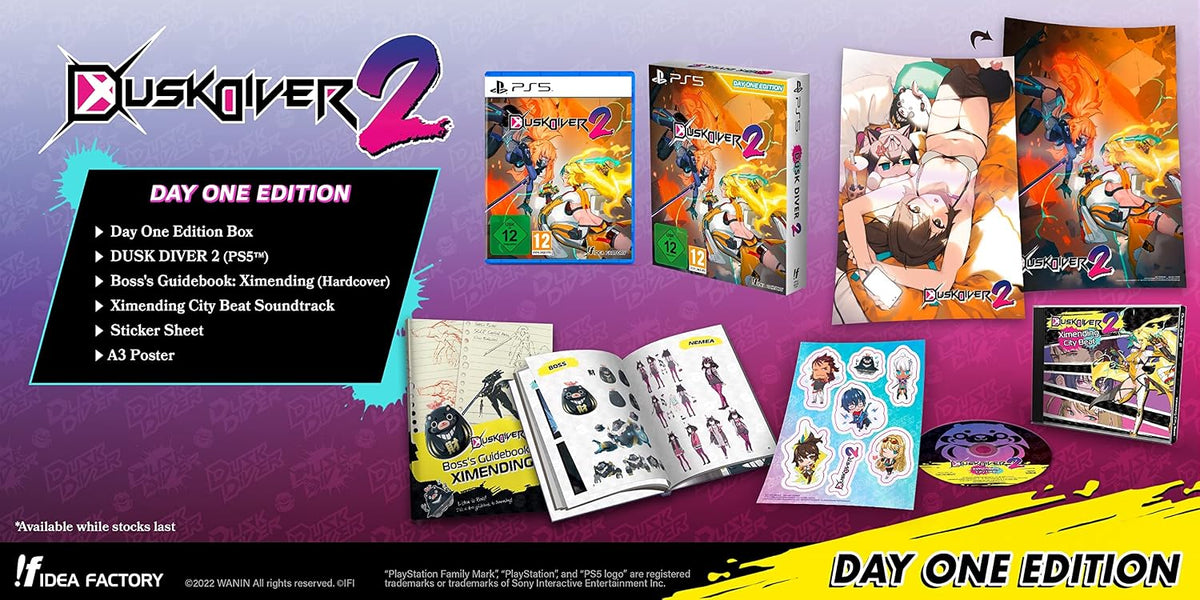 Dusk Diver 2 Day One Edition PS5 - Jeux Vidéo Physique - Creative Distribution - Shop Just for Games