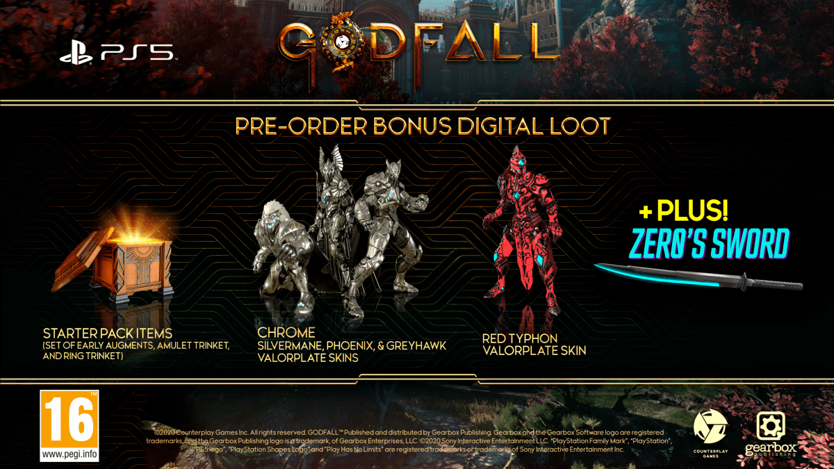 Godfall PS5 - Jeux Vidéo Physique - Gearbox - Shop Just for Games