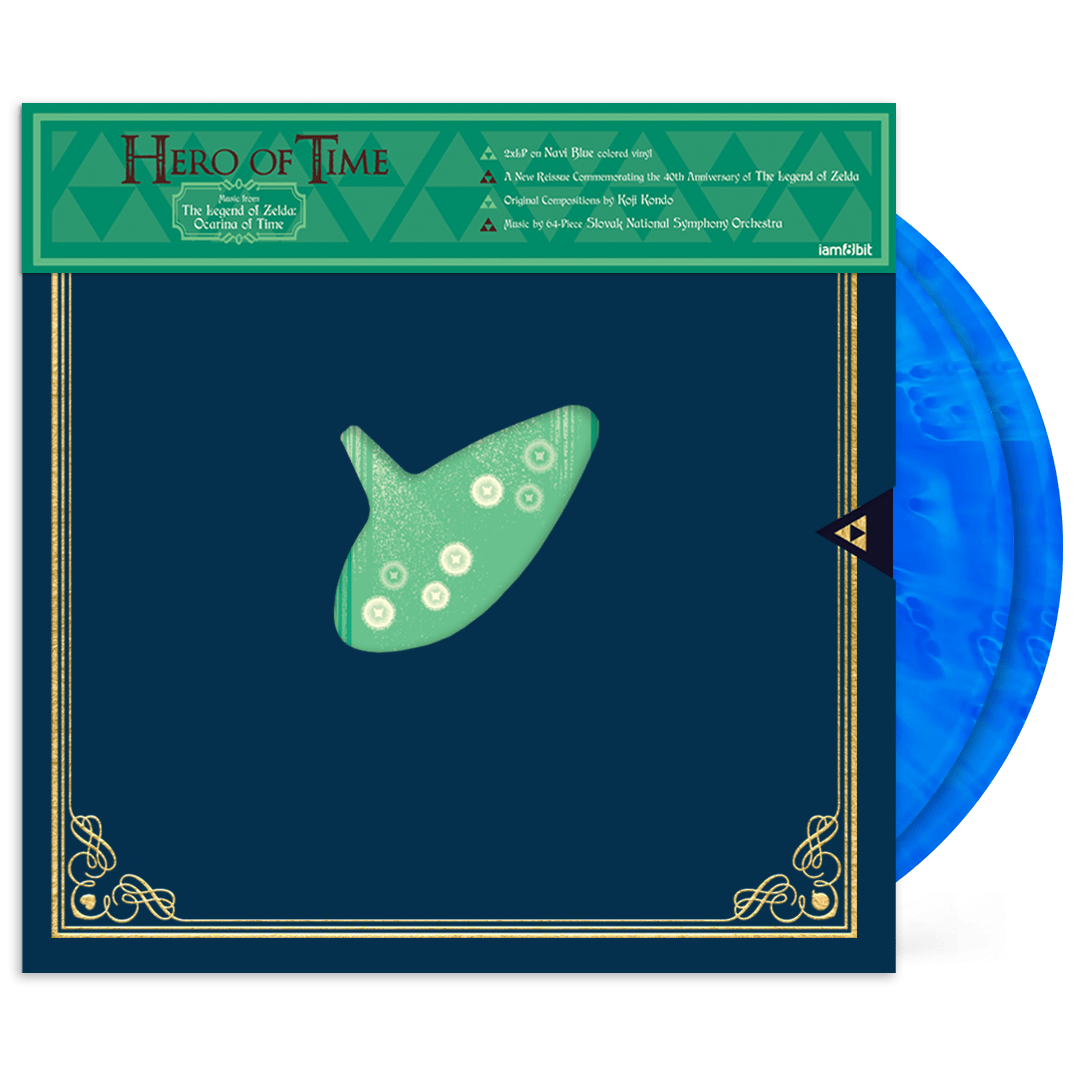 Hero of Time (Music from The Legend of Zelda: Ocarina of Time) Anniversary Edition 2LP - Vinyles - iam8bit - Shop Just for Games