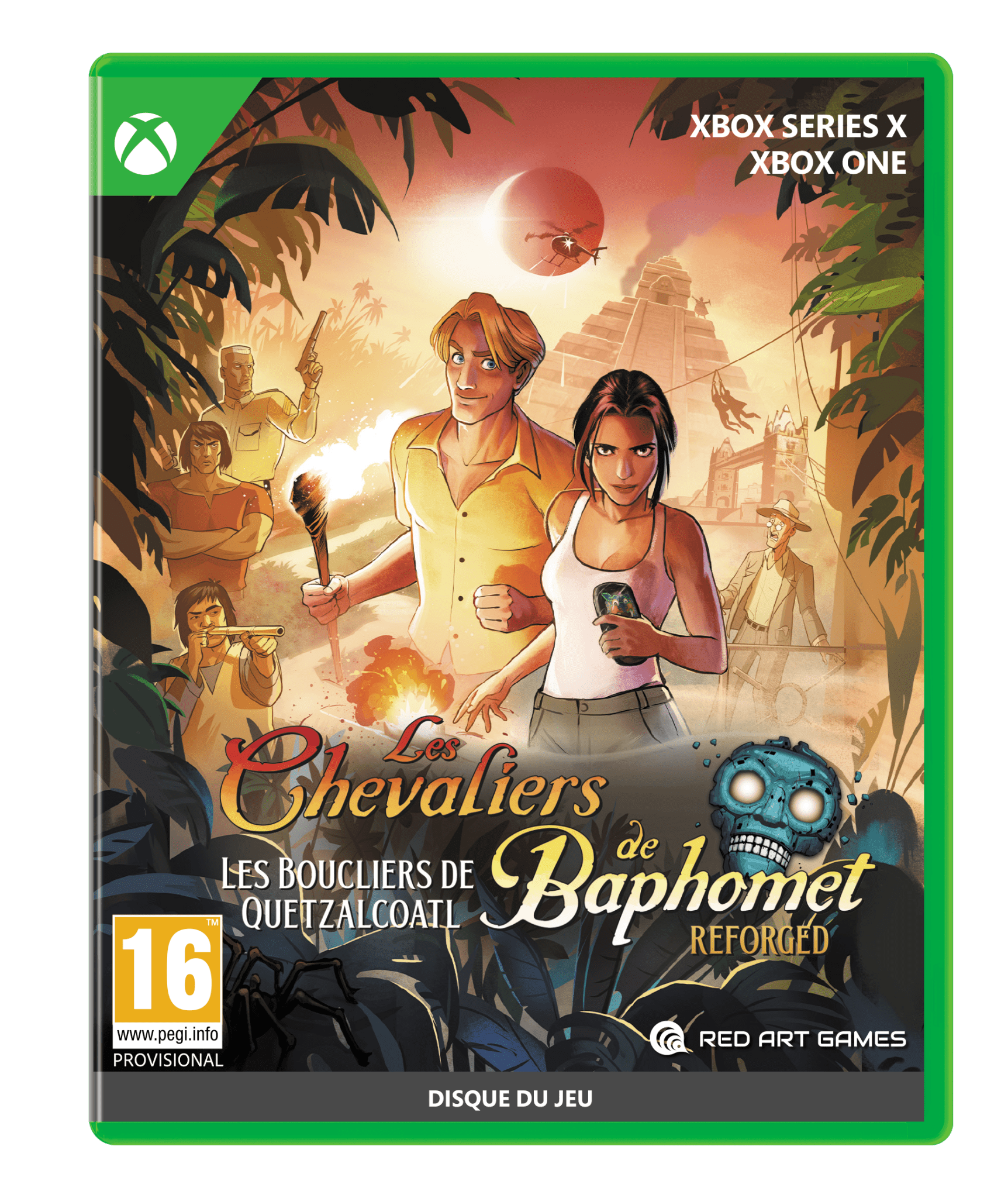 Les Chevaliers De Baphomet - Les Boucliers De Quetzalcoalt Reforged Xbox Series X - Jeux Vidéo Physique - Red Art Games - Shop Just for Games