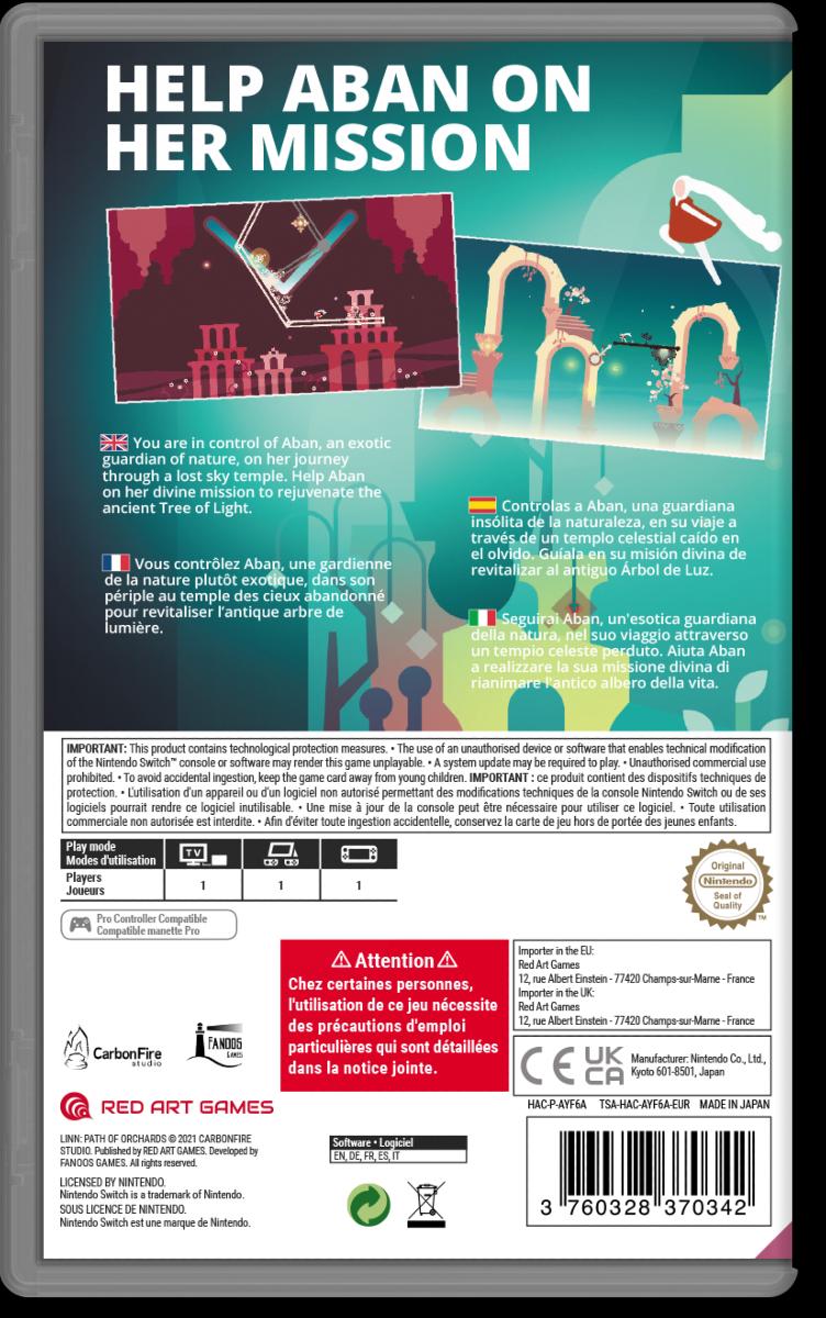 Linn Path of Orchards Nintendo SWITCH - Jeux Vidéo Physique - Red Art Games - Shop Just for Games
