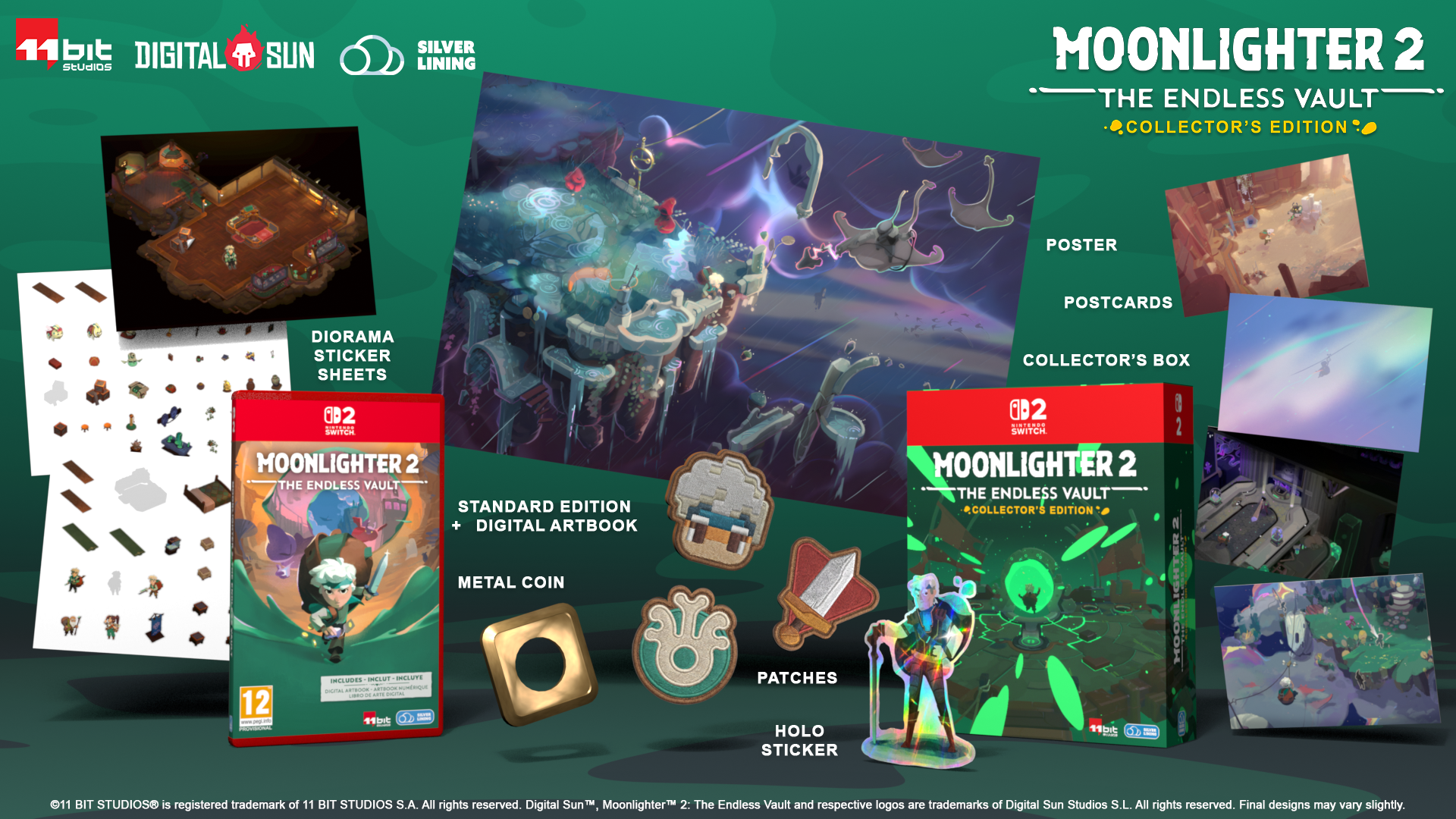 Moonlighter 2 The Endless Vault Collector's Edition Switch 2 - Jeux Vidéo Physique - SILVER LINING - Shop Just for Games