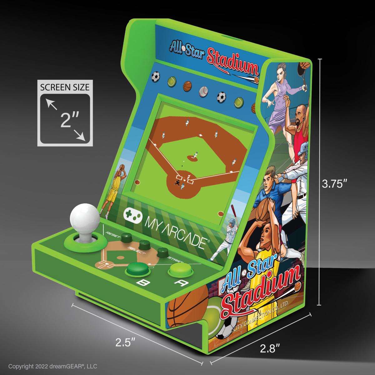 My Arcade - Pico Player All - Star Stadium (107 Games in 1) - Console portable - My Arcade - Shop Just for Games
