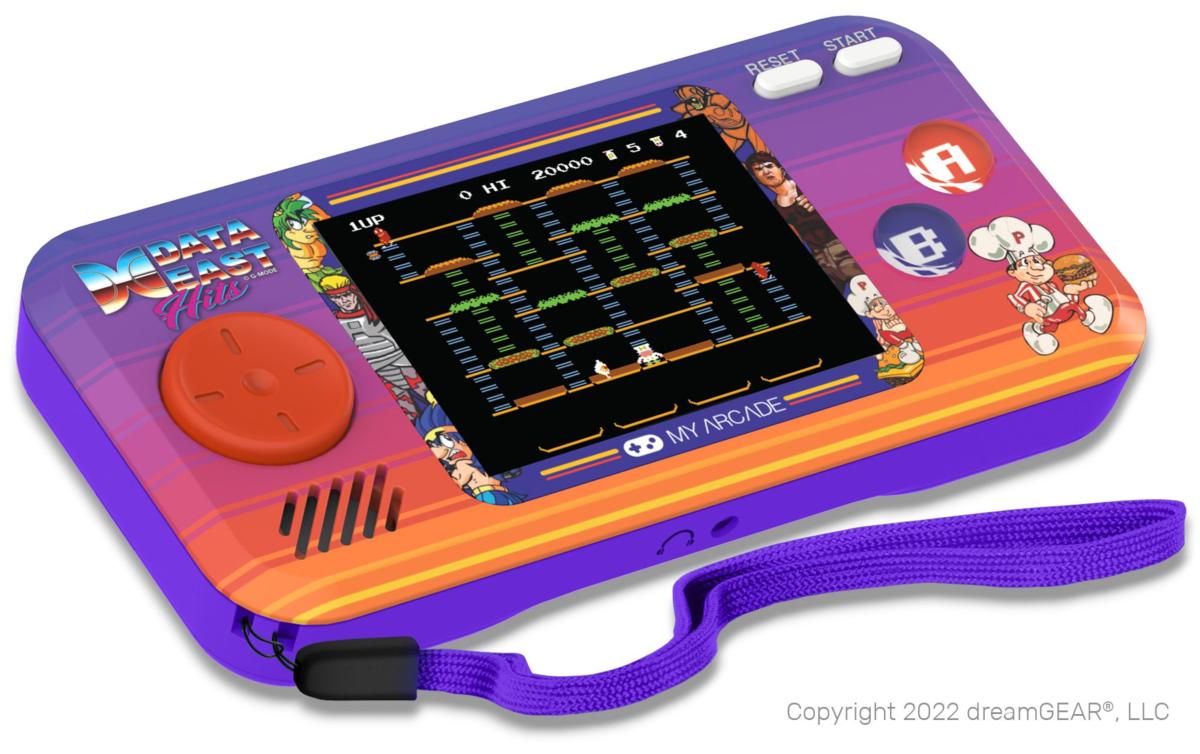 My Arcade - Pocket Player Data East Hits - Console de Jeu Portable - 308 Jeux en 1 - Console portable - My Arcade - Shop Just for Games