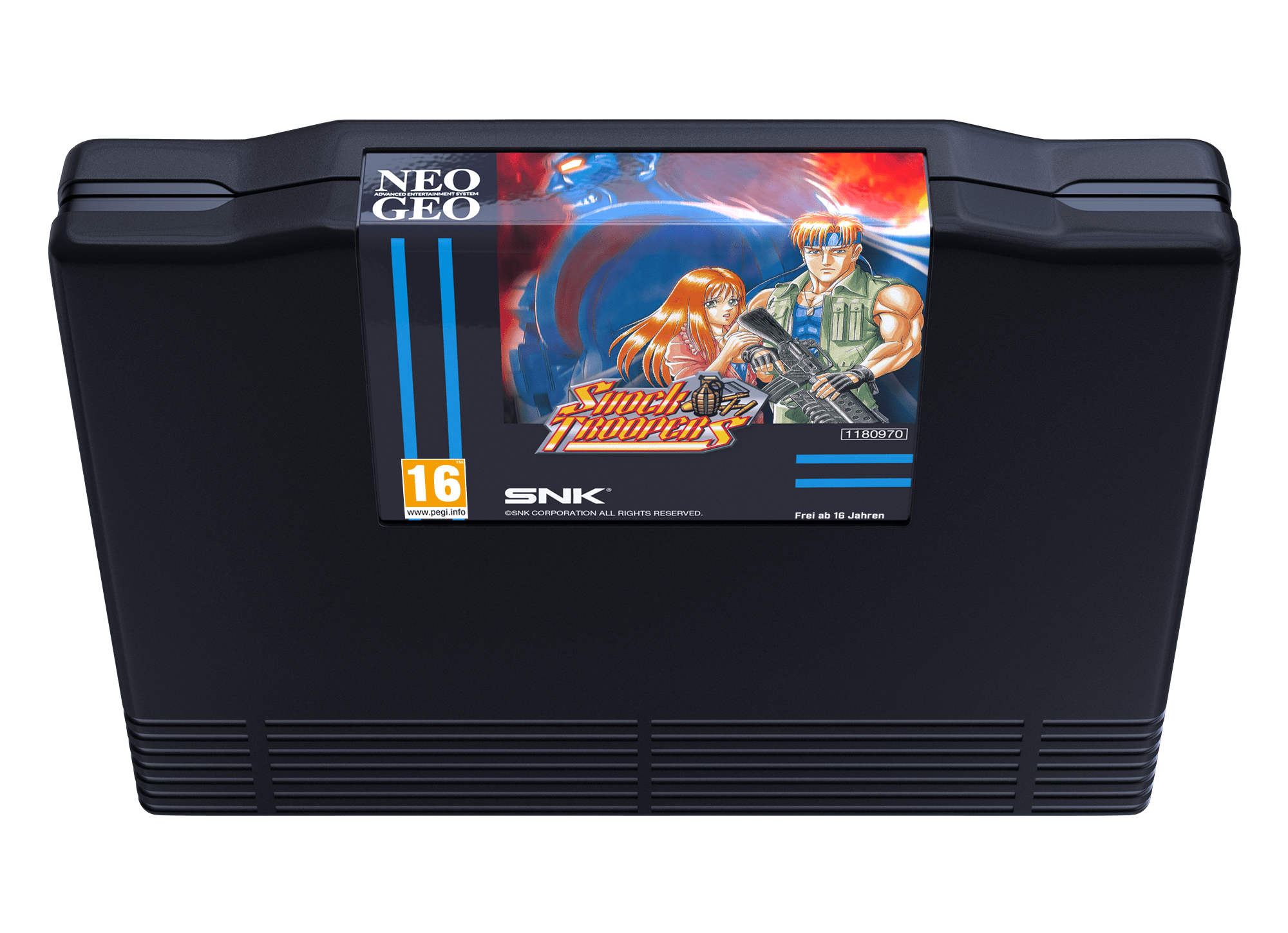 NEO GEO AES+ Cartouche de Jeu Shock Troopers - Jeux Vidéo Cartouche - SNK - Shop Just for Games