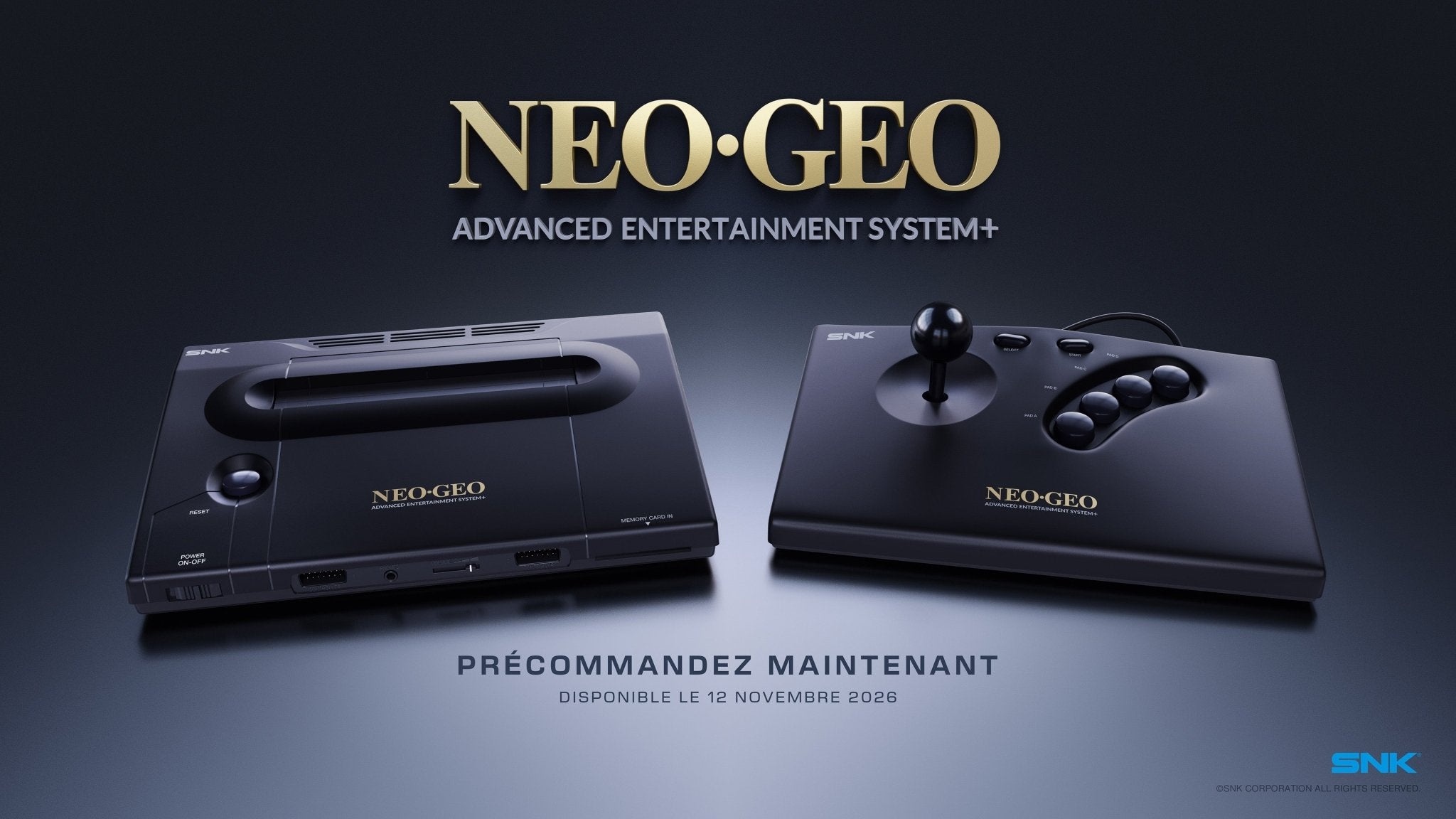NEO GEO AES+ Pack Console + Stick noirs - Console portable - SNK - Shop Just for Games