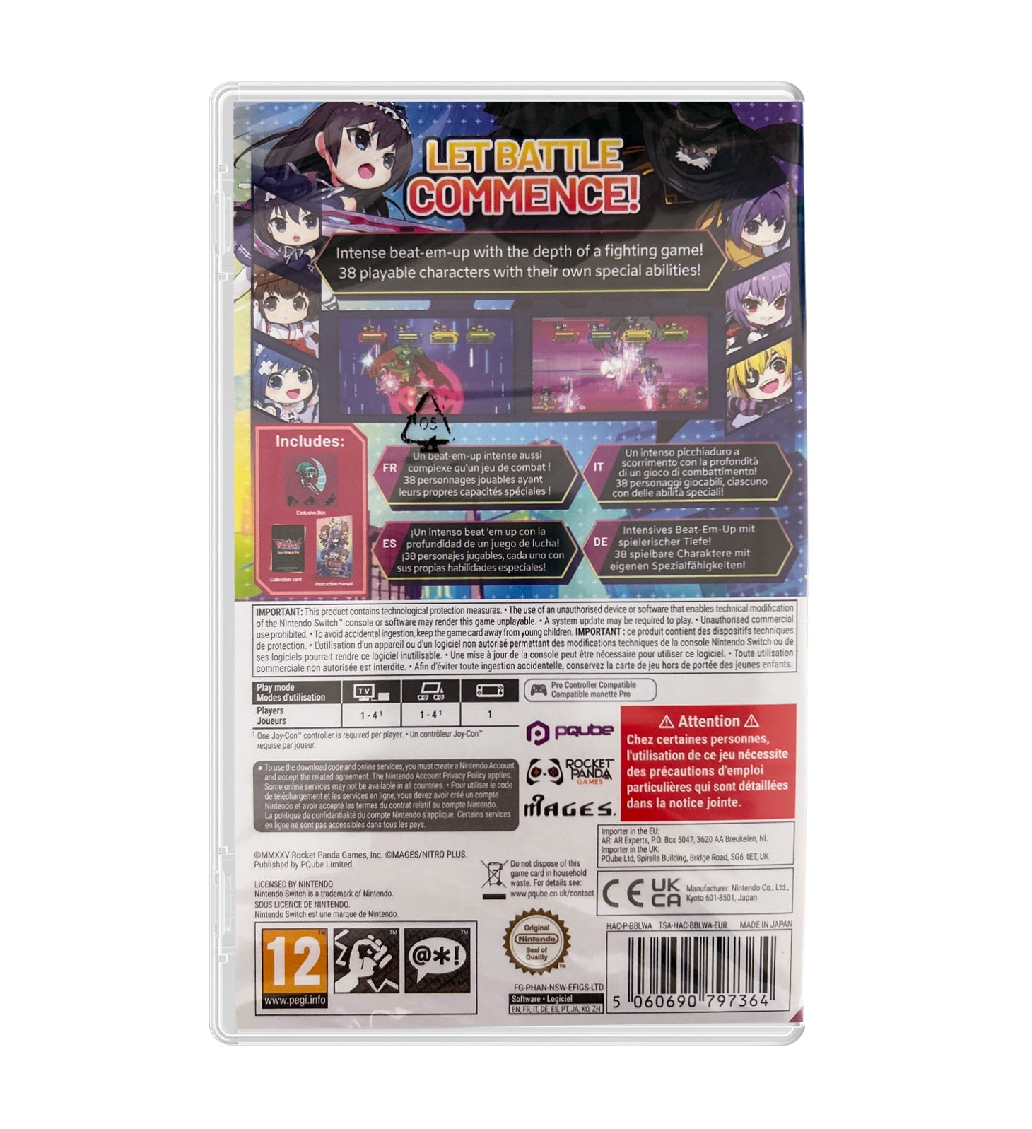 Phantom Breaker Battle Grounds Ultimate Day 1 Edition Nintendo Switch - Jeux Vidéo Physique - PQUBE - Shop Just for Games