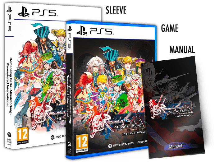 Romancing SaGa Minstrel Song Remastered International PS5 - Jeux Vidéo Physique - Red Art Games - Shop Just for Games