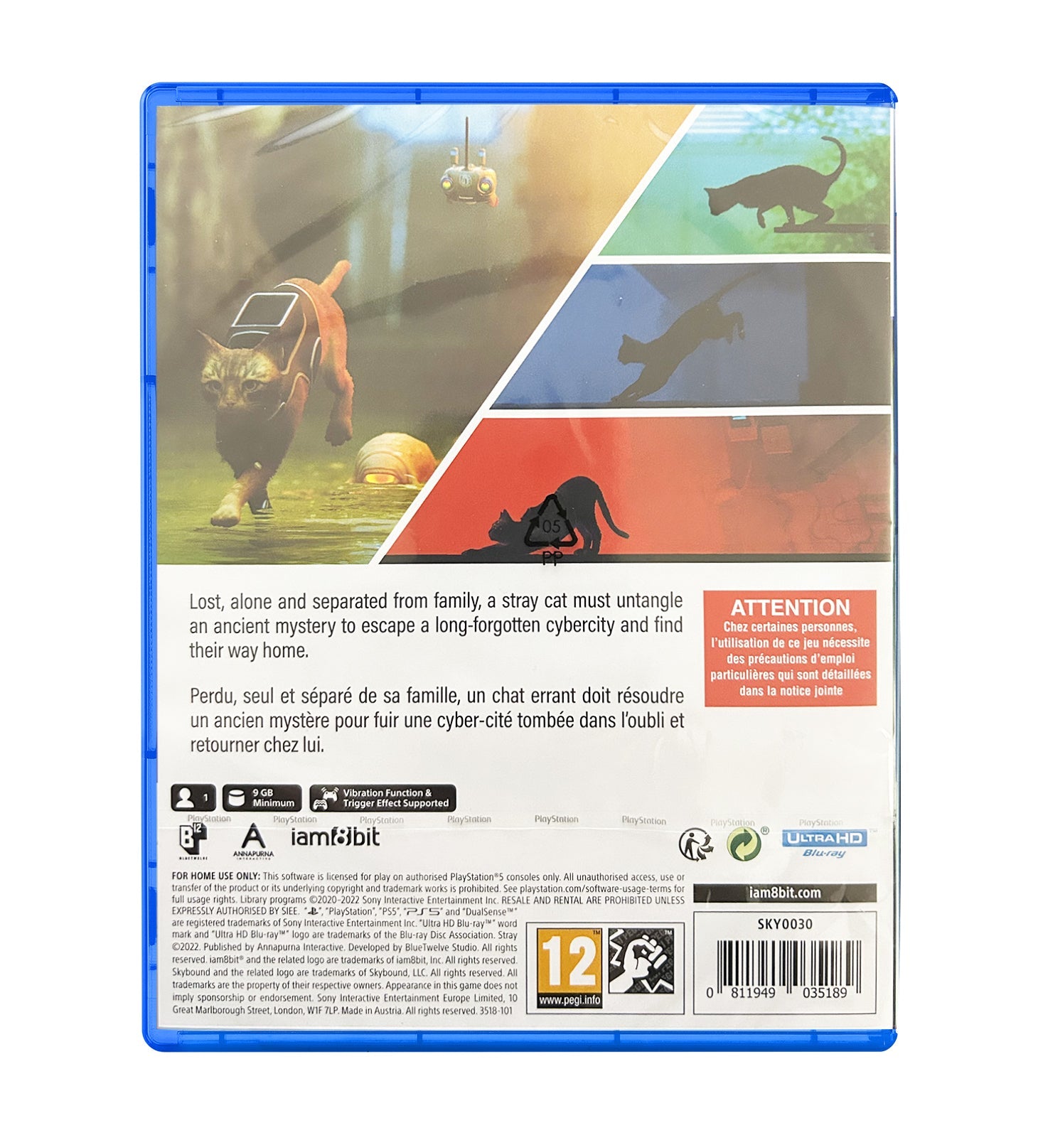 Stray PS5 - Jeux Vidéo Physique - SKYBOUND - Shop Just for Games