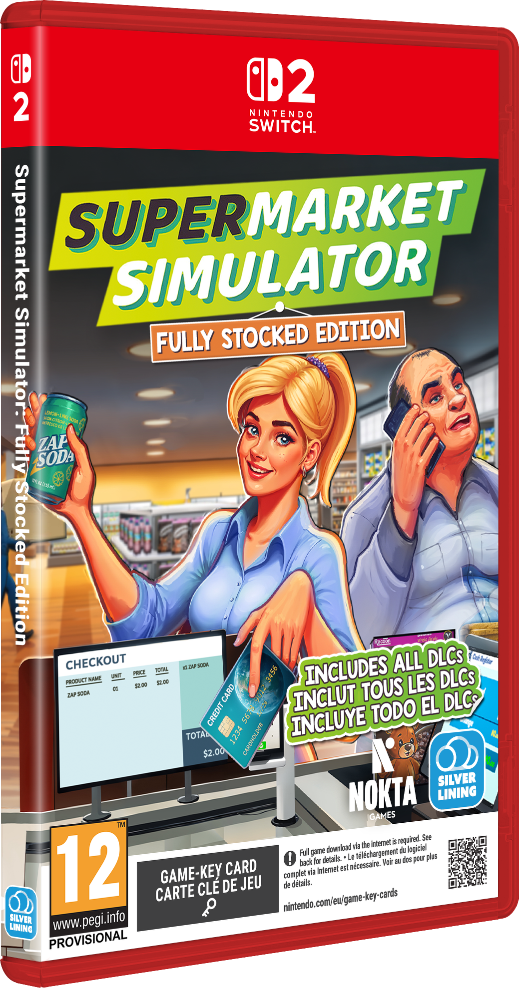 Supermarket Simulator Fully Stocked Edition Switch 2 - Jeux Vidéo Physique - SILVER LINING - Shop Just for Games