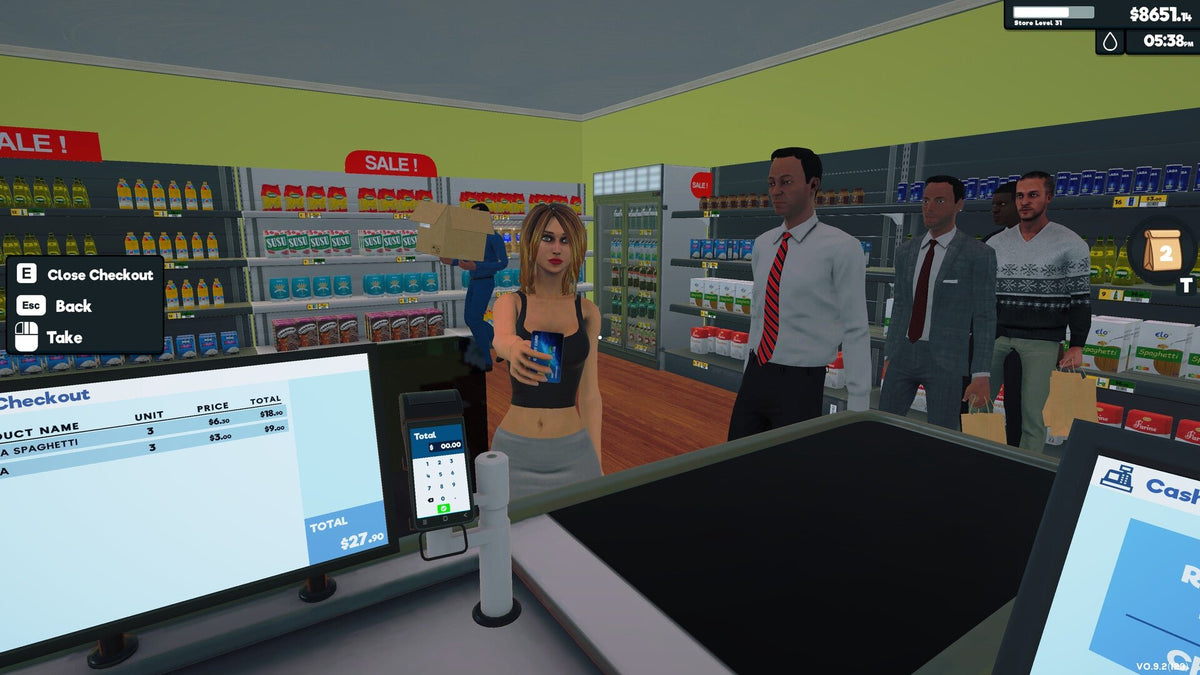 Supermarket Simulator Switch 2 - Jeux Vidéo Physique - SILVER LINING - Shop Just for Games