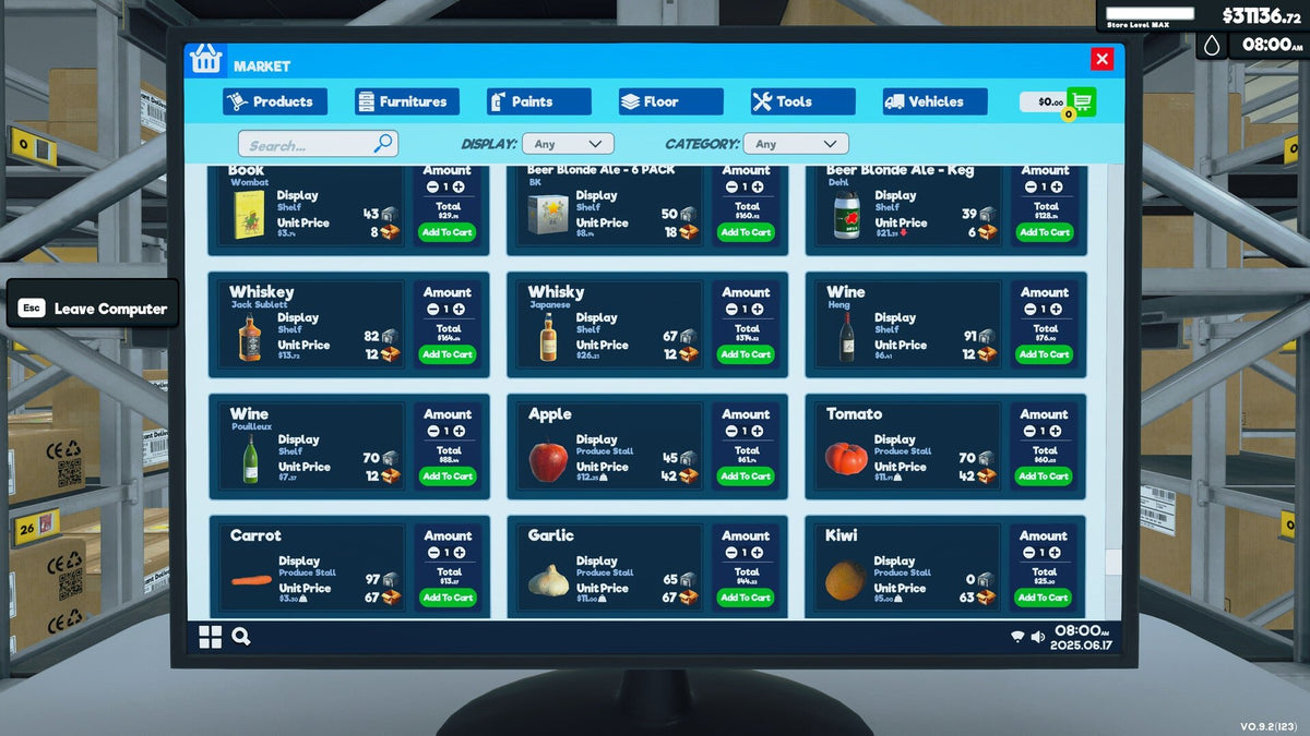 Supermarket Simulator Switch 2 - Jeux Vidéo Physique - SILVER LINING - Shop Just for Games