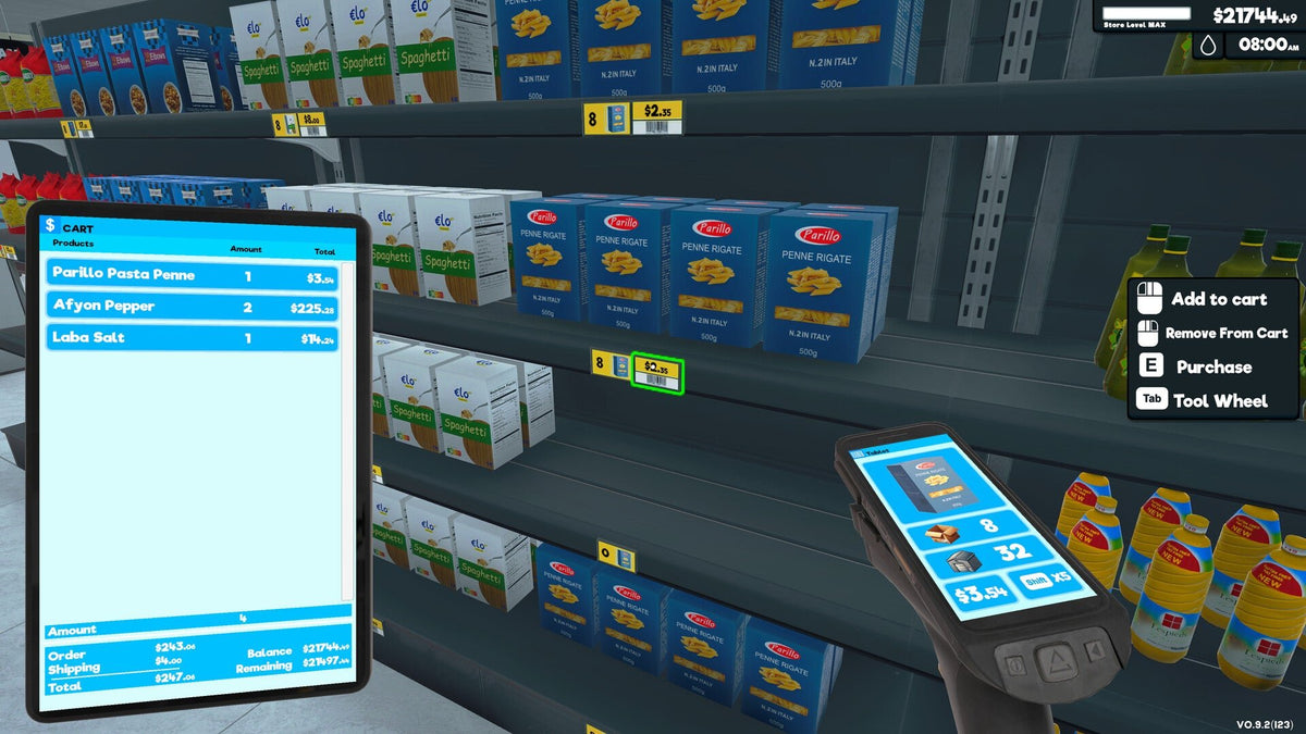 Supermarket Simulator Switch 2 - Jeux Vidéo Physique - SILVER LINING - Shop Just for Games