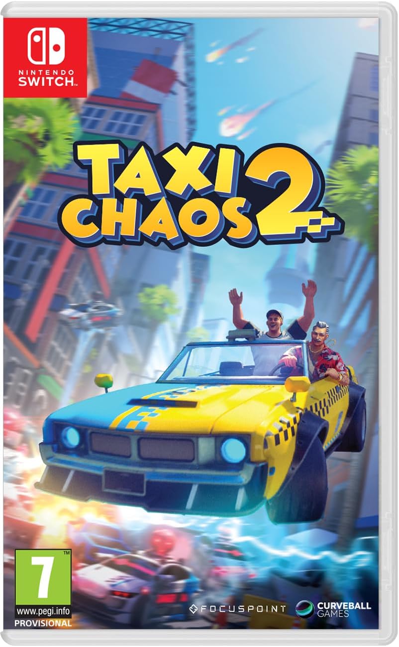Taxi Chaos 2 SWITCH - Jeux Vidéo Physique - Curveball - Shop Just for Games