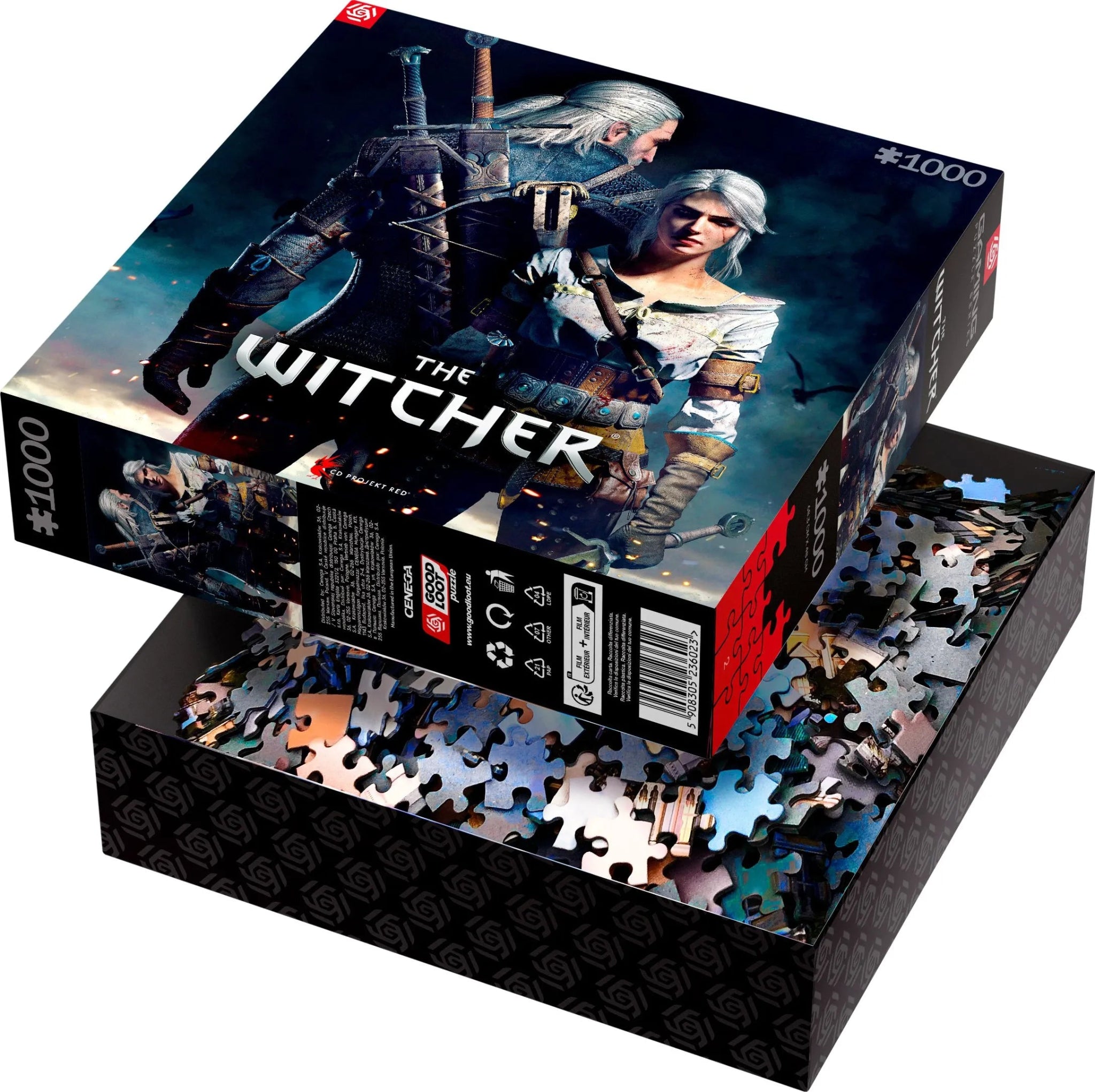 The Witcher Geralt & Ciri Puzzle 1000 pièces - Puzzles - CENEGA - Shop Just for Games