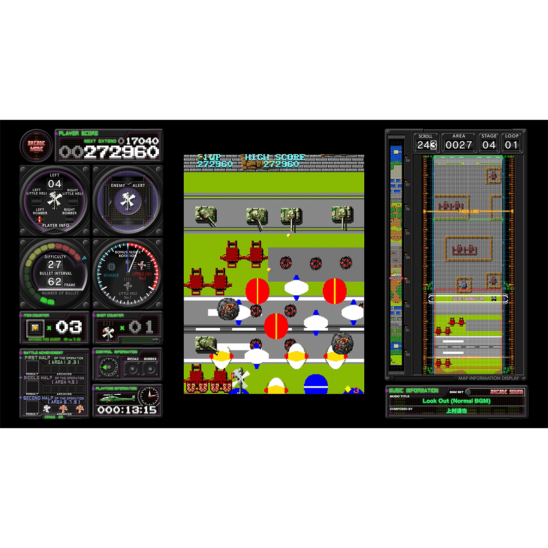 Toaplan Arcade Garage: Kyukyoku Tiger - Heli SWITCH - Jeux Vidéo Physique - Clear River Games - Shop Just for Games
