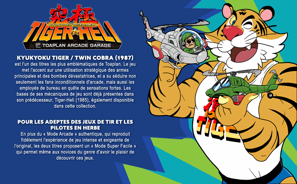 Toaplan Arcade Garage: Kyukyoku Tiger - Heli SWITCH - Jeux Vidéo Physique - Clear River Games - Shop Just for Games